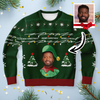 Load image into Gallery viewer, Ugly Christmas Sweater Elf (Green Male)