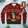 Ugly Christmas Sweater Elf (Red Female)