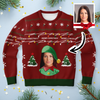 Load image into Gallery viewer, Ugly Christmas Sweater Elf (Red Female)