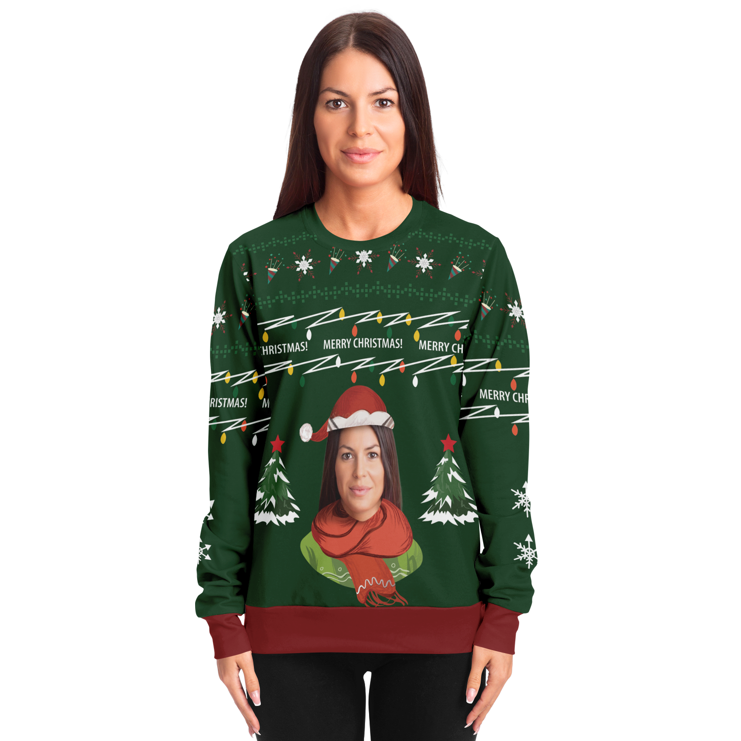 Ugly Christmas Sweater (Green Female)