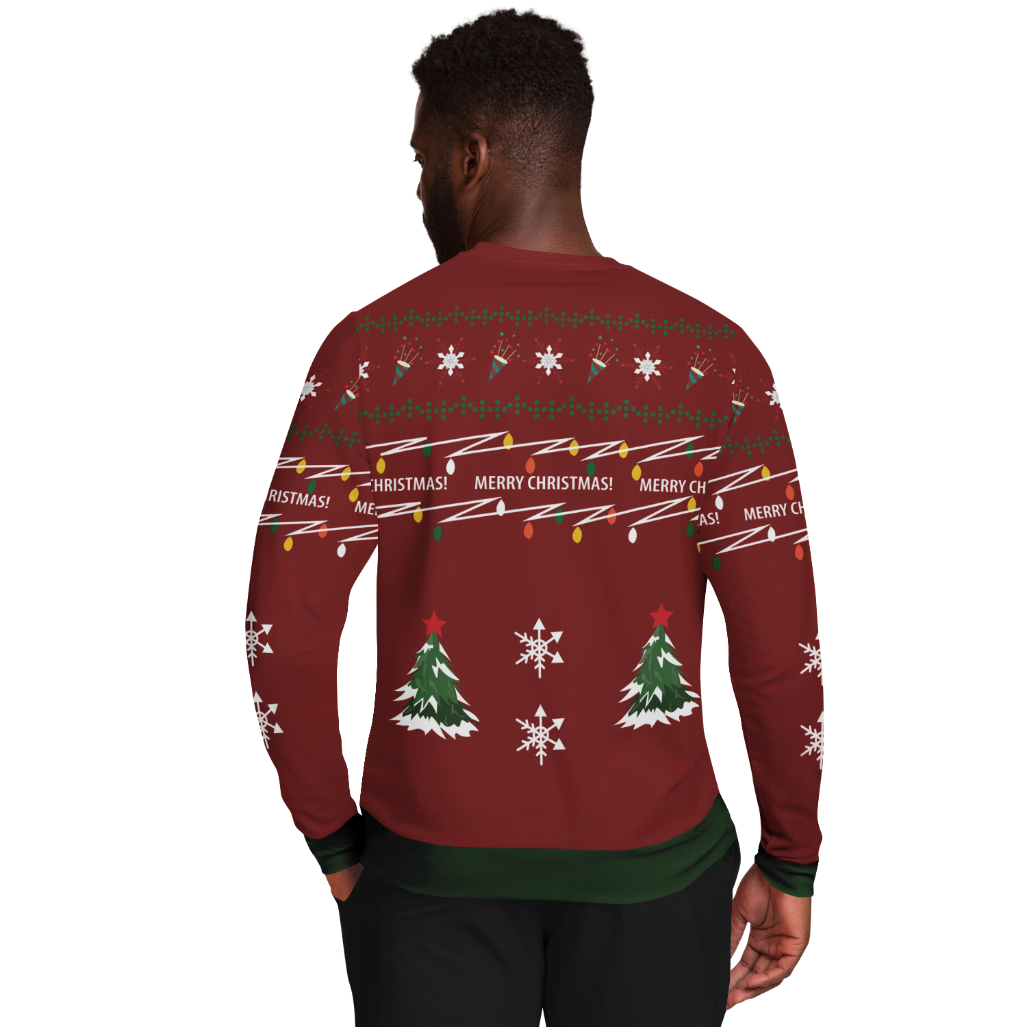 Ugly Christmas Sweater Reindeer (Red Male)