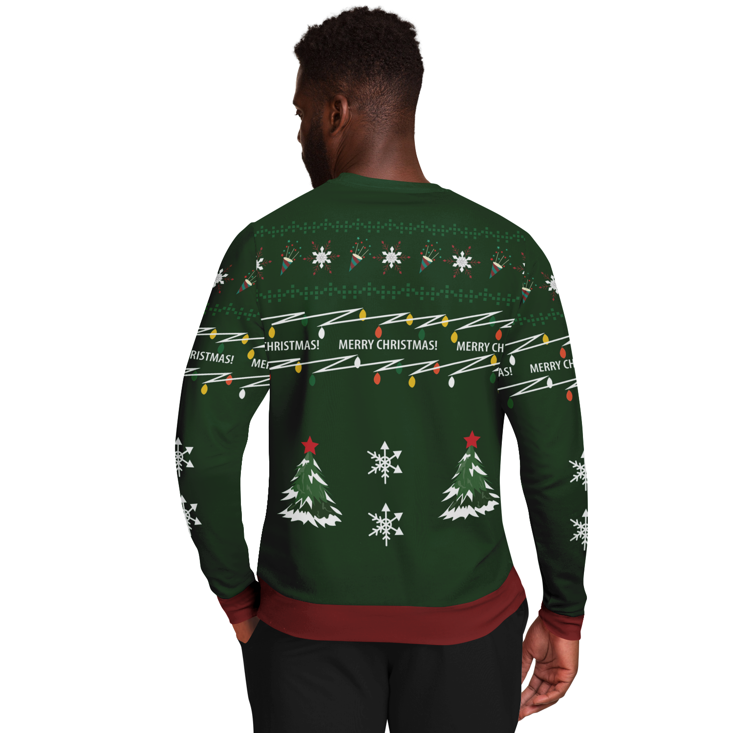 Ugly Christmas Sweater Elf (Green Male)