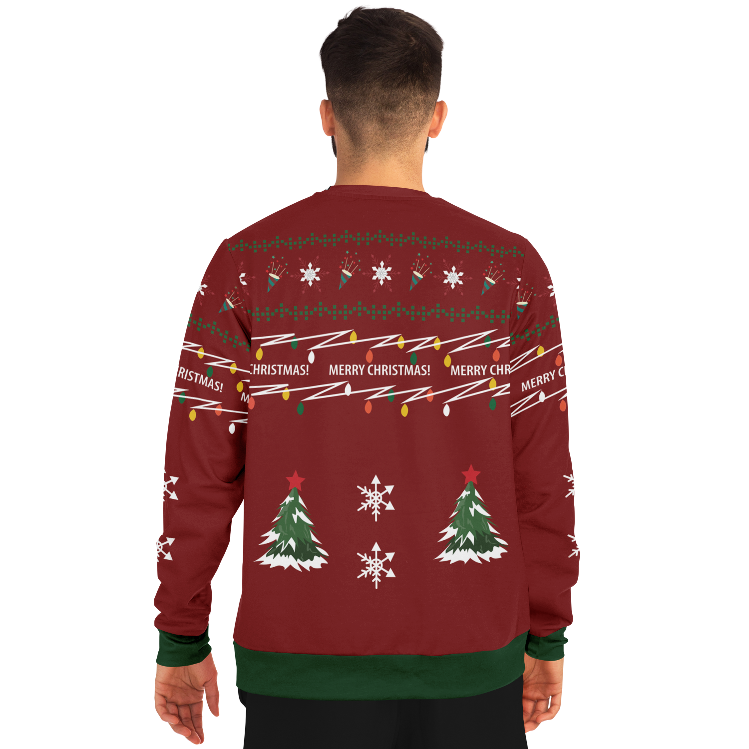 Ugly Christmas Sweater Santa (Red Male)