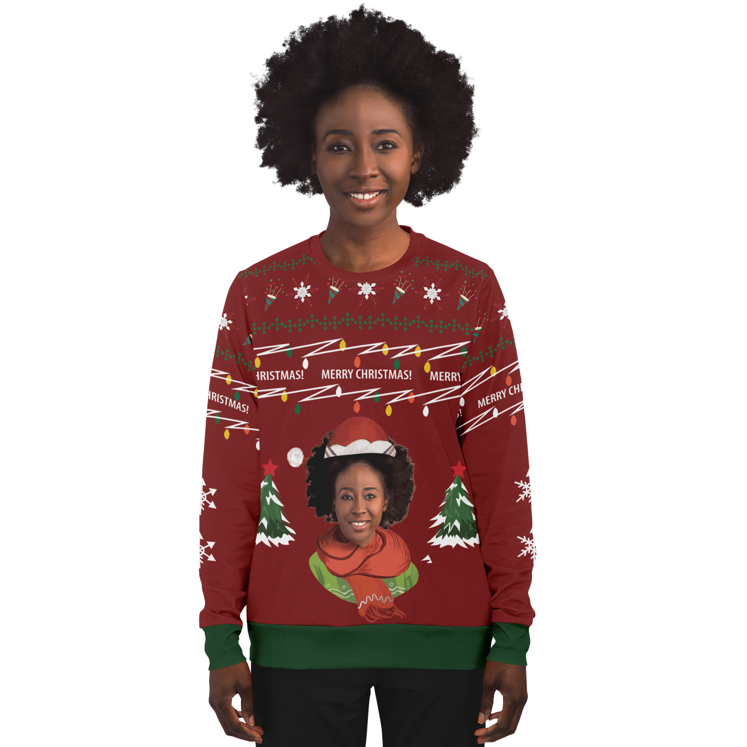 Ugly Christmas Sweater (Red Female)