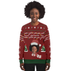 Ugly Christmas Sweater Santa (Red Female)