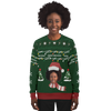 Load image into Gallery viewer, Ugly Christmas Sweater Santa (Green Female)