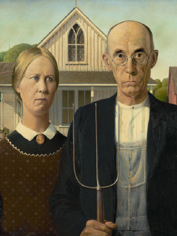 Grant Wood: American Gothic